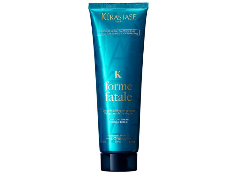 Crea un look duradero con Kerastase Forme Fatale Blow-Dry Gel con aceite de oro y ricino